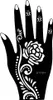 Henna Tattoo Schablone für die rechte Hand Produktbild-Vorschau 1