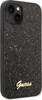 A black glitter phone case with a gold 'Guess' logo. Podgląd zdjęcia produktu