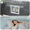YZNAHRE Vordach für Haustür 80x50 cm Überdachung Haustür Produktbild-Vorschau 6