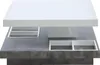 Couchtisch FAUSTO – Drehbare Tischplatte – MDF, weiß Produktbild-Vorschau 1