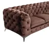 Designer Chesterfield Ecksofa Sofa Couch Polster U Form Produktbild-Vorschau 4