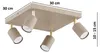 KAR-LIGHTING Deckenstrahler 4-flammig Beige/Ecru aus Metall Produktbild-Vorschau 2