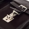 Brązowa Torba Męska Skórzana do Pracy Lakierowana BVG45 Podgląd zdjęcia produktu 6