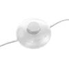 A close-up of a silver foot switch for a lamp. Anteprima dell’immagine prodotto
