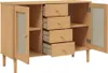 A wooden sideboard with doors and drawers. Náhled obrázku produktu