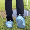 100 Stück Überziehschuhe Einweg Blau, Anti-Rutsch Produktbild-Vorschau 3
