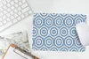 MuchoWow® Mauspad Mousepad Kreis - Blau - Muster 27x18 cm - Produktbild-Vorschau 6