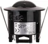 A black PIR motion sensor with a dome on top, shown against a white background. Produktbild-Vorschau