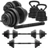 ACTIGET Set di manubri 30 kg regolabile Bilanciere Manubri Anteprima dell’immagine prodotto 1