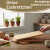 LS-LebenStil 3x Holz Frühstücksbrett Essbrettchen 22x14cm Produktbild-Vorschau 3