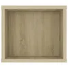 vidaXL Televizní nástěnná skříňka Sonoma dub 100x30x26,5 cm Náhled obrázku produktu 5