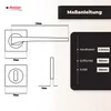 DOMINO Türgriff Drückergarnitur BB-Buntbart Set | Produktbild-Vorschau 7