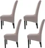 4 kusy židle kryty Stretch Elastan židle kryt pro jídelnu Náhled obrázku produktu 1