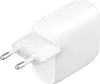 A white USB-C charger with European plug prongs. Produktbild-Vorschau