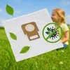 A vacuum cleaner bag is shown in a grassy outdoor setting with a child in the background. Anteprima dell’immagine prodotto