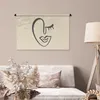 MuchoWow® Wandteppich Wandbehang Frau - Lippen - Abstrakt Produktbild-Vorschau 5