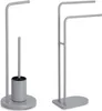 Zeller Toilettenpapierhalter und Toilettenbürste, Metall, Produktbild-Vorschau 5