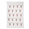 Clayre & Eef Gästehandtuch 40x66 cm Beige Braun Baumwolle Produktbild-Vorschau 2