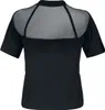 Jawbreaker T-Shirt Damen Rose Garden Mesh Top schwarz S Produktbild-Vorschau 2