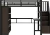 STILVORA Hochbett 140×200 mit Schreibtisch und Produktbild-Vorschau 8