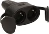 Dvojitý gumový konektor, 2XSchucko, 2x250V AC/ 16A; IP44 Náhľad obrázku produktu 5