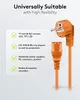 goobay Netzkabel Kaltgerätekabel abgewinkelt orange 2 m Anteprima dell’immagine prodotto 6