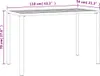 vidaXL Garten-Esstisch Anthrazit 110x54x70 cm Stahl Produktbild-Vorschau 7