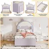 Letto per bambini 90 x 200 cm con testiera a forma di Anteprima dell’immagine prodotto 7