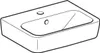 Geberit Renova Plan, lave-mains, 45x34 cm, 1 trou pour Voir les images du produit 6