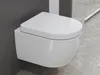 Keramik Hänge-WC Wand WC Tiolette - spülrandlos - Softclose Produktbild-Vorschau 1