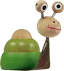 Tischdeko Frühling Deko Schnecke Holz Metall 8cm 3er Set, 3 Produktbild-Vorschau 2