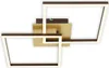 LED Deckenleuchte, gold-braun, 2x LED/11W Produktbild-Vorschau 1