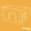 Kerbl Nagerhaus (L x B x H 59 x 39 x 30 cm, mit Náhled obrázku produktu 5