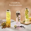 Cosumy Trinkflasche aus Glas mit Filzbeutel 750ml - Produktbild-Vorschau 14