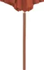 vidaXL Sonnenschirm mit Holz-Mast 300 cm Terrakotta Produktbild-Vorschau 4