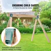 SucceBuy Staffe per altalene a telaio, set robusto Acciaio Anteprima dell’immagine prodotto 2