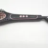 A close-up view of a black and rose gold electric hair straightening brush on a white background. Produktbild-Vorschau