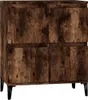 vidaXL Sideboard Räuchereiche 60x35x70 cm Holzwerkstoff Produktbild-Vorschau 2