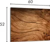 A close-up view of a wooden surface with dimensions indicated. Produktbild-Vorschau