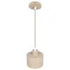 MasterLED Pendelleuchte E27 1-flammig Beige Metall 12 cm Produktbild-Vorschau 4