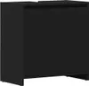 vidaXL Badezimmerschrank Schwarz 60x33x61 cm Holzwerkstoff Anteprima dell’immagine prodotto 1