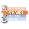 A thermometer graphic with temperature labels. Náhľad obrázku produktu