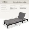 Bain de soleil SOFIA 6 positions - noir Voir les images du produit 6