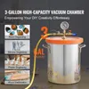 SucceBuy Chambre à vide de 3 gallons avec couvercle en Voir les images du produit 2