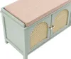 BELIANI Schuhbank Mintgrün MDF Holzwerkstoff u. Polyrattan Produktbild-Vorschau 9