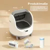 Litière autonettoyante Puluomis, 80 litres, XXL, ouverte, Voir les images du produit 4