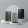 Three MAXCRAFT pedal bins in different colors are displayed on white pedestals against a light gray background with a large white semi-circle behind them. Anteprima dell’immagine prodotto