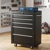 HOMCOM Werkbankwagen, gereedschapswagen, leeg met 5 lades, Productafbeelding-voorbeeld 2