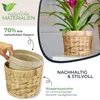 HMF 37280-19CM Innovativer Blumentopf geflochten aus Produktbild-Vorschau 2