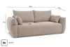 Kaiser Möbel Sofa mit Schlaffunktion und Bettkasten, Produktbild-Vorschau 6